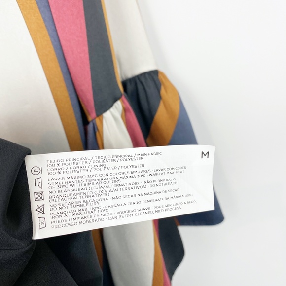 El Corte Ingles Ruffle Sleeve Flowing Dress Printe - Picture 9 of 16